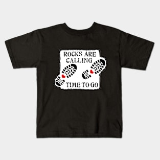 Rocks Are Calling - Rockhounding, Rockhound, Geology, fossils, Kids T-Shirt